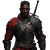 Dark Skin Knight Armor Vinyl Car Decal Sticker – Waterproof & UV-Resistant 4.0"