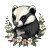 European Badger Cub Tattoo Vinyl Car Decal Sticker – Waterproof & UV-Resistant 4.0"