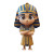 3D Egyptian Pharaoh Vinyl Car Decal Sticker – Waterproof & UV-Resistant 4.0"
