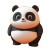 3D Stylized Panda Icon Vinyl Car Decal Sticker – Waterproof & UV-Resistant 4.0"
