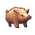 8Bit Wild Boar Vector Vinyl Car Decal Sticker – Waterproof & UV-Resistant 4.0"