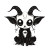 Baby Baphomet Logo Cute Vinyl Car Decal Sticker – Waterproof & UV-Resistant 4.0"