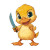 Baby Duck Knife Vinyl Car Decal Sticker – Waterproof & UV-Resistant 4.0"