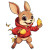 Baby Kangaroo Jumping Sky Vinyl Car Decal Sticker – Waterproof & UV-Resistant 4.0"