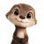 Baby Otter Headshot Vinyl Car Decal Sticker – Waterproof & UV-Resistant 4.0"