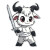 Brave Goat Rapier Sticker Vinyl Car Decal Sticker – Waterproof & UV-Resistant 4.0"