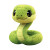 Cartoon Snake Toy Wool Vinyl Car Decal Sticker – Waterproof & UV-Resistant 4.0"