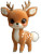 Chibi Spotted Deer Plush Vinyl Car Decal Sticker – Waterproof & UV-Resistant 4.0"