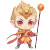 Chibi Wukong Character Vinyl Car Decal Sticker – Waterproof & UV-Resistant 4.0"