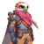 Cool Falcon Fantasy Hero Vinyl Car Decal Sticker – Waterproof & UV-Resistant 4.0"