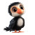 Cute Andean Condor Anime Vinyl Car Decal Sticker – Waterproof & UV-Resistant 4.0"