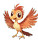 Cute Archaeopteryx Illustration Kids Vinyl Car Decal Sticker – Waterproof & UV-Resistant 4.16"