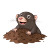 Cute Baby Mole Soil Vinyl Car Decal Sticker – Waterproof & UV-Resistant 4.0"