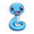 Cute Blue Snake Doodle Vinyl Car Decal Sticker – Waterproof & UV-Resistant 4.0"