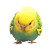 Cute Budgerigar Bowing Vinyl Car Decal Sticker – Waterproof & UV-Resistant 4.0"
