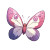 Cute Butterfly Webtoon 2D Vinyl Car Decal Sticker – Waterproof & UV-Resistant 4.0"
