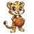 Cute Cartoon Cheetah Basketball Vinyl Car Decal Sticker – Waterproof & UV-Resistant 4.0"