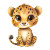 Cute Cartoon Cheetah Watercolor Vinyl Car Decal Sticker – Waterproof & UV-Resistant 4.0" Cute Cartoon Cheetah Watercolor Vinyl Car Decal Sticker – Waterproof & UV-Resistant 4.0"