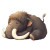 Cute Cartoon Wooly Mammoth Asleep Vinyl Car Decal Sticker – Waterproof & UV-Resistant 4.0"