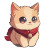 Cute Cat Game Icon Vinyl Car Decal Sticker – Waterproof & UV-Resistant 4.0"