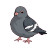 Cute Dangerous Techno Pigeon Logo Vinyl Car Decal Sticker – Waterproof & UV-Resistant 4.0"
