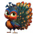 Cute Demon Andrealphus Peacock Vinyl Car Decal Sticker – Waterproof & UV-Resistant 4.0"