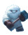 Cute Fluffy Yeti Hammer Vinyl Car Decal Sticker – Waterproof & UV-Resistant 4.0"