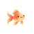 Cute Goldfish Illustration Vinyl Car Decal Sticker – Waterproof & UV-Resistant 4.0"