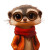 Cute Humanoid Meerkat Vinyl Car Decal Sticker – Waterproof & UV-Resistant 4.0"