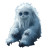 Cute Humble Yeti Vinyl Car Decal Sticker – Waterproof & UV-Resistant 4.0"