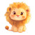 Cute Lion Luka Vinyl Car Decal Sticker – Waterproof & UV-Resistant 4.0"