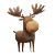 Cute Moose Klassen Watercolor Vinyl Car Decal Sticker – Waterproof & UV-Resistant 4.0"