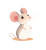 Cute Q Mouse Illustration Vinyl Car Decal Sticker – Waterproof & UV-Resistant 4.0"