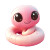 Cute Snake 2D Icon Vinyl Car Decal Sticker – Waterproof & UV-Resistant 4.0"