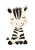 Cute Zebra Illustration Vinyl Car Decal Sticker – Waterproof & UV-Resistant 4.37"