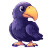 Dodo Bird Logo Minimalistic Vinyl Car Decal Sticker – Waterproof & UV-Resistant 4.0"