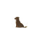 Dog On Lawn Vinyl Car Decal Sticker – Waterproof & UV-Resistant 4.0"
