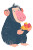 Doodled Baboon Gummi Bears Vinyl Car Decal Sticker – Waterproof & UV-Resistant 4.0"