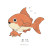 Dumbfish Anime Style Vinyl Car Decal Sticker – Waterproof & UV-Resistant 4.0"
