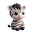 Fat Baby Zebra Outline Vinyl Car Decal Sticker – Waterproof & UV-Resistant 4.0"