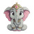 Feminine Buddha Elephant Fursona Vinyl Car Decal Sticker – Waterproof & UV-Resistant 4.0"