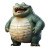 Funny Crocodile Monster Game Vinyl Car Decal Sticker – Waterproof & UV-Resistant 4.0"
