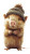 Furry Beaver Pig Hat Vinyl Car Decal Sticker – Waterproof & UV-Resistant 4.0"