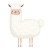 Happy Fluffy Llama Vinyl Car Decal Sticker – Waterproof & UV-Resistant 4.0"