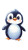 Happy Penguin Ice Cartoon Vinyl Car Decal Sticker – Waterproof & UV-Resistant 4.0"