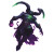 Hearthstone Illidan Green Purple Vinyl Car Decal Sticker – Waterproof & UV-Resistant 4.0"