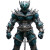 Kamen Rider Chain Monster Vinyl Car Decal Sticker – Waterproof & UV-Resistant 4.0"