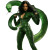 Latvian Superheroine Cobra Pose Vinyl Car Decal Sticker – Waterproof & UV-Resistant 4.0"