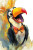 Laughing Toucan Bowtie Vinyl Car Decal Sticker – Waterproof & UV-Resistant 4.0"