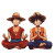 Luffy Goku Meditating Usa Vinyl Car Decal Sticker – Waterproof & UV-Resistant 4.0"